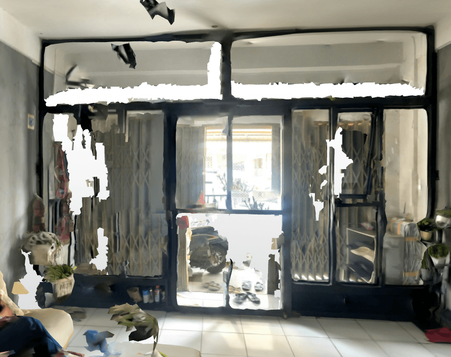 desain interior butik Batam tampak depan sebelum renovasi