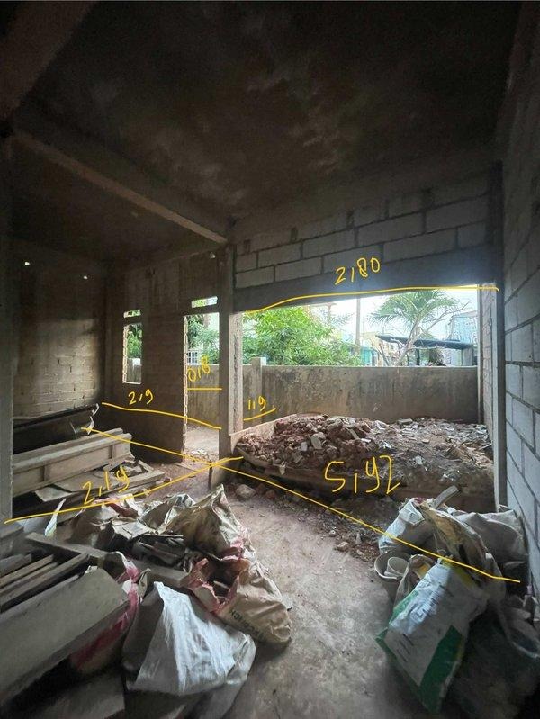 Kondisi interior ruangan sebelum renovasi kontrakan kosan Batam