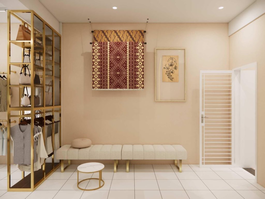 desain interior butik Batam lounge instagrammable spot